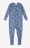 Petit Lem Sleeper Blue Seagull Knit BABY