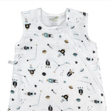 Perlimpinpin Cotton Muslin Sleep Bag 0.7 TOG Rockets