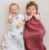 Perlimpinpin Cotton Muslin Sleep Bag 0.7 TOG Sea