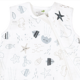 Perlimpinpin Cotton Muslin Sleep Bag 0.7 TOG Sea