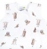 Perlimpinpin Cotton Muslin Sleep Bag 0.7 TOG Moles