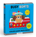 Busy Boats Color Magic Bath Book