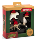 Schleich 77745 Holiday Treasures: Frosty Friends Christmas Ornament