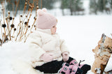Calikids W2600 Knit 2 PomPom Hat Lotus