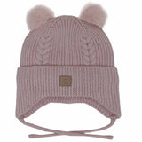 Calikids W2600 Knit 2 PomPom Hat Lotus