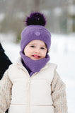 Calikids W2611 Knit PomPom Hat Grape