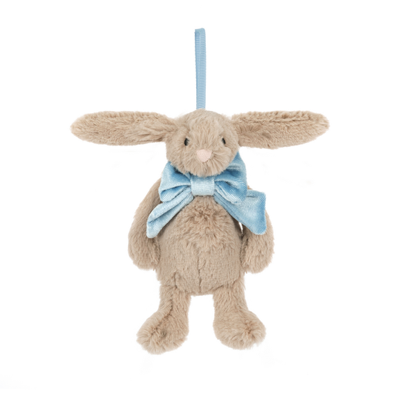 Jellycat Bashful Beige Bunny Ornament 