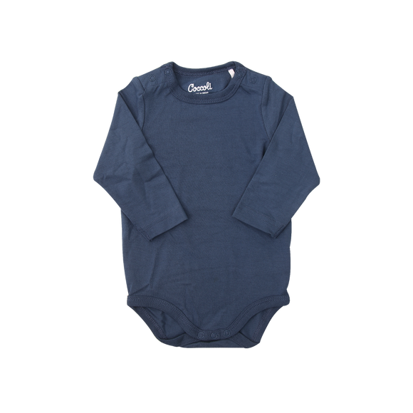 Coccoli Modal Long Sleeves Bodysuit Majolica Blue