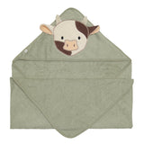 Perlimpinpin Baby Hooded Towel Cow