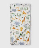 Loulou Lollipop Muslin Swaddle - Safari Jungle