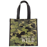 Stephen Joseph Recycled Gift Bag Camo Medium