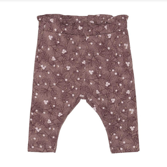 MinyMo FINAL SALE Pant Rose Taupe Berries