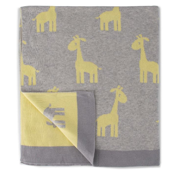 Weegoamigo Hola! Knit Blanket Giraffe