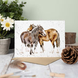 All Occasion Card - Side by Side Horses