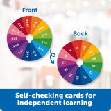 Learning Resources 3792 Skill Builders! Multiplication Quiz Wheel