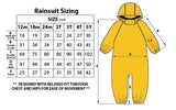 Calikids 1pc Rain Suit Grey