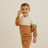 Miles the Label - Crew Sienna Ottoman Color Block