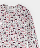 Petit Lem 2pc Pajama Set Poppy Floral on beige KIDS'