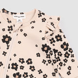 Miles The Label - Bold Flower Print on Almond Playsuit
