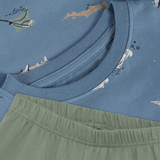 MinyMo 2pc Short Set Blue Shadow