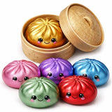 Mystery Squishy 4" Dumpling - Metallic Colors