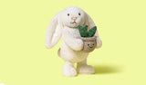 Jellycat Cream Bunny with Plant