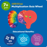 Learning Resources 3792 Skill Builders! Multiplication Quiz Wheel