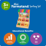 Learning Resources 6822 Mini Farmstand Sorting Set