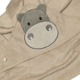Perlimpinpin Baby Hooded Towel Hippo