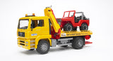 Bruder 02750 MAN TGA Breakdown Truck with Cross Country Vehicle