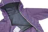 Calikids Fleece-lined 1pc Splash Suit Dark Lavender