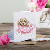 Gift Enclosure Card 'Teacup Pup'