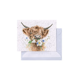 Gift Enclosure Card - Highland Cow