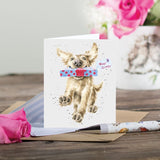 Gift Enclosure Card - 'Special Delivery' Golden Retriever