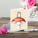 Gift Enclosure Card - 'He's a Fun-Gi' mouse
