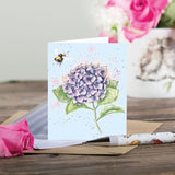 Gift Enclosure Card - 'Hydrangea' Bee