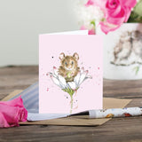 Gift Enclosure Card - 'Oops a Daisy' Mouse