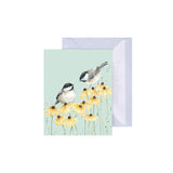 Gift Enclosure Card - 'Chickadees' Chickadee