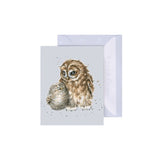 Gift Enclosure Card - 'Owlways by Your Side' Owl