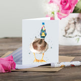 Gift Enclosure Card - 'Conquackulations' Duck