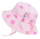 Jan & Jul Sun Hat Aqua Dry Bucket Pink Ice Cream