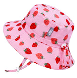 Jan & Jul Sun Hat Aqua Dry Bucket Pink Strawberry