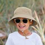 Jan & Jul Sun Hat Cotton Bucket Olive Khaki