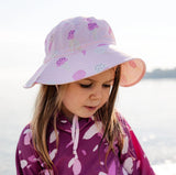 Jan & Jul Sun Hat Aqua Dry Bucket Pink Ice Cream