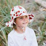 Jan & Jul FINAL SALE Sun Hat Cotton Floppy Red Poppy