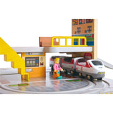Hape E3877 Portable Train Station Set