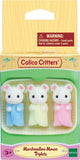 Calico Critters 1806 Marshmallow Mouse Triplets