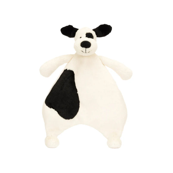 Jellycat Bashful Black & Cream Puppy Lovey