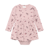MinyMo Dress Rib Floral