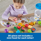 Learning Resources 6795 A to Z Mini Alphabet Foods